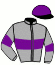 casaque portée par Ubeda D. jockey du cheval de course LESS YOU RUN (FR), information pmu ZETURF
