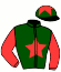 casaque portée par Blot P. jockey du cheval de course CARINO, information pmu ZETURF