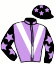 casaque portée par Blanchouin T. jockey du cheval de course PERLE D'IVOIRE, information pmu ZETURF