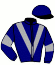 casaque portée par Samaria Q. jockey du cheval de course GENTEEL STAR, information pmu ZETURF