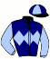 casaque portée par Bonsergent M. jockey du cheval de course FIGHTER SPORT, information pmu ZETURF