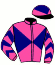 casaque portée par Henderson T. jockey du cheval de course ELYMAS, information pmu ZETURF