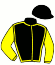 casaque portée par Seguy V. jockey du cheval de course MIDNIGHT SHINE, information pmu ZETURF