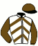 casaque portée par Gutierrez Val A. jockey du cheval de course BAILEYS BALLE, information pmu ZETURF