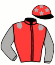 casaque portée par Monthule G. jockey du cheval de course IRELLO, information pmu ZETURF