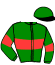 casaque portée par Monaco M. jockey du cheval de course HELICE DE BOSTON, information pmu ZETURF