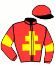 casaque portée par Gendrot A. jockey du cheval de course IMHOTEP DE FREDLAU, information pmu ZETURF