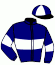 casaque portée par Andrieux T. jockey du cheval de course ABERDEEN STREET, information pmu ZETURF