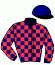 casaque portée par Santiago Mlle D. jockey du cheval de course BOUJOC, information pmu ZETURF