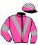 casaque portée par Mekouche Mlle A. jockey du cheval de course JOHNNY DANCER, information pmu ZETURF