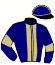 casaque portée par Lalande L. jockey du cheval de course FERIA DU JOUAN, information pmu ZETURF
