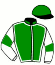 casaque portée par Brossard N. R. jockey du cheval de course FILLE DE L'OUEST, information pmu ZETURF