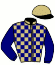 casaque portée par Pereira A. jockey du cheval de course JAPANESE SUN, information pmu ZETURF