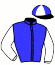 casaque portée par Maucourt J. C. jockey du cheval de course HAPPY DU CANTER, information pmu ZETURF