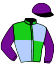 casaque portée par Non Partant jockey du cheval de course MAGIC BREIZH, information pmu ZETURF