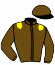 casaque portée par Crastus A. jockey du cheval de course TULIPA CHOPE, information pmu ZETURF