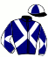 casaque portée par Peslier O. jockey du cheval de course LARIS, information pmu ZETURF casaque portée par Peslier O. jockey du cheval de course LARIS, information pmu ZETURF