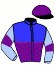 casaque portée par Debue R. jockey du cheval de course I AM BELRI, information pmu ZETURF casaque portée par Debue R. jockey du cheval de course I AM BELRI, information pmu ZETURF