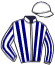 casaque portée par Romary Mlle M. jockey du cheval de course PORT GALLAND, information pmu ZETURF