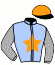 casaque portée par Jaguelin T. jockey du cheval de course KAOLIN DE BERCE, information pmu ZETURF