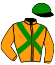 casaque portée par Nabet K. jockey du cheval de course FOLKER, information pmu ZETURF casaque portée par Nabet K. jockey du cheval de course FOLKER, information pmu ZETURF