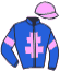 casaque portée par Cabos V. jockey du cheval de course KRYSEIS, information pmu ZETURF