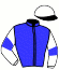 casaque portée par Nadeau J. jockey du cheval de course GUIDE IMPERIAL, information pmu ZETURF