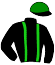 casaque portée par Nugent H. jockey du cheval de course KILL BILL THOM, information pmu ZETURF