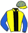 casaque portée par Bonnet E. jockey du cheval de course STARSHOOTER, information pmu ZETURF