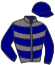 casaque portée par Fouchet B. jockey du cheval de course JADE DE LAGARDE, information pmu ZETURF
