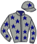 casaque portée par Peslier O. jockey du cheval de course FLY D'ASPE, information pmu ZETURF