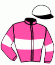 casaque portée par Paille J. jockey du cheval de course INES DES COTEAUX, information pmu ZETURF