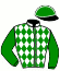casaque portée par Vimond N. jockey du cheval de course KIKO DU VIGNAC, information pmu ZETURF