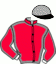 casaque portée par Mottier M. jockey du cheval de course HIDDEN TEXAS, information pmu ZETURF