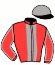 casaque portée par Saout Mlle C. jockey du cheval de course GOLD DE CHOISEL, information pmu ZETURF