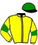 casaque portée par Werle A. jockey du cheval de course HOT IN FRONT, information pmu ZETURF