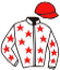 casaque portée par Sanchez Gar. jockey du cheval de course MISTER JIM, information pmu ZETURF