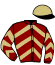 casaque portée par Blot P. jockey du cheval de course KAHENA, information pmu ZETURF