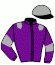 casaque portée par Riou C. jockey du cheval de course BIEN DIVIN, information pmu ZETURF