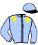 casaque portée par Eon Mlle M. jockey du cheval de course VOYAGEUSE DU MATIN, information pmu ZETURF casaque portée par Eon Mlle M. jockey du cheval de course VOYAGEUSE DU MATIN, information pmu ZETURF