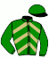 casaque portée par Santiago Mlle D. jockey du cheval de course MOLINO, information pmu ZETURF casaque portée par Santiago Mlle D. jockey du cheval de course MOLINO, information pmu ZETURF