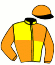 casaque portée par Monaco M. jockey du cheval de course LOUPINO, information pmu ZETURF casaque portée par Monaco M. jockey du cheval de course LOUPINO, information pmu ZETURF