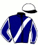 casaque portée par Foucault V. jockey du cheval de course JYRHEA D'HAMELINE, information pmu ZETURF casaque portée par Foucault V. jockey du cheval de course JYRHEA D'HAMELINE, information pmu ZETURF