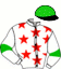 casaque portée par Magnenat Mme L. jockey du cheval de course LISBONNE GIRL, information pmu ZETURF casaque portée par Magnenat Mme L. jockey du cheval de course LISBONNE GIRL, information pmu ZETURF