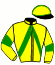 casaque portée par Olicard B. jockey du cheval de course KELALUNE, information pmu ZETURF casaque portée par Olicard B. jockey du cheval de course KELALUNE, information pmu ZETURF