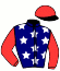 casaque portée par Tabesse F. jockey du cheval de course HOLLY DE LA VEGAS, information pmu ZETURF