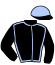 casaque portée par Le Mee Y. R. jockey du cheval de course HEEBIE JEEBIES, information pmu ZETURF