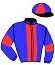 casaque portée par Merer J. jockey du cheval de course GARS DE FALAISE (FR), information pmu ZETURF