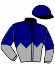 casaque portée par Delanoe F. jockey du cheval de course GARD (FR), information pmu ZETURF