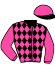 casaque portée par Desmigneux F. jockey du cheval de course GUNICA DE CAHOT (FR), information pmu ZETURF